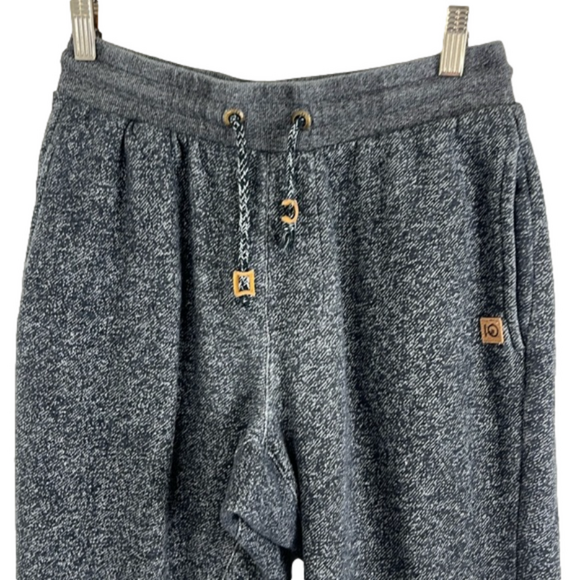Ten Tree Pants - Ten Tree Salt and Pepper Cropped Cotton Joggers